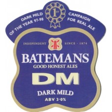 Batemans Brewery DM Dark Mild Pump Clip